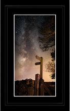 Hadrians Wall sign Milky Way Ref-SC2433