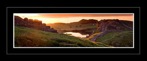 Hadrians Wall Steel Rigg sunrise Ref-PC232