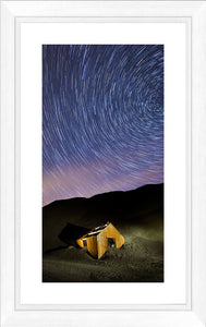 Star Trails over miners hut, Honister Ref-SC2426