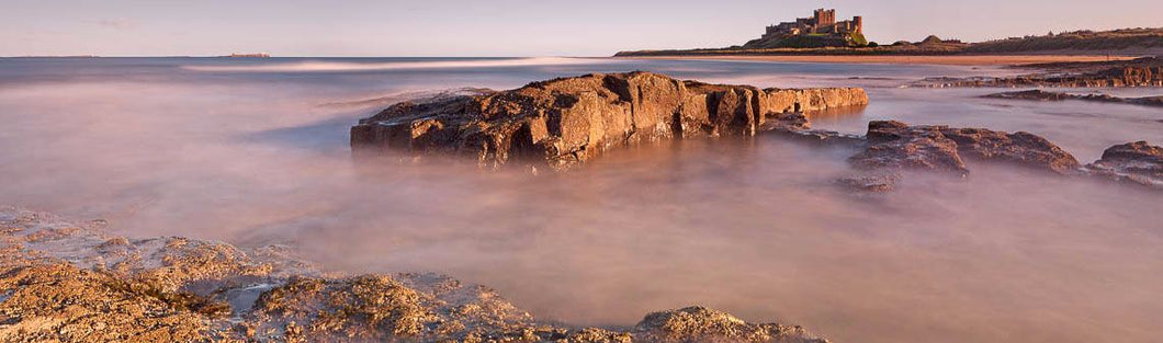 Bamburgh Castle rocks 3 Ref-PC1057