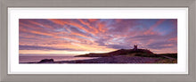 Dunstanburgh Castle red sky 1 Ref-PC1064
