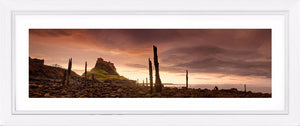 Lindisfarne Castle storm clouds Ref-PC2611
