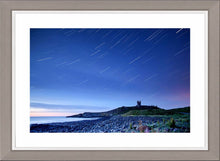 Dunstanburgh Castle star trails Ref-SCDCST