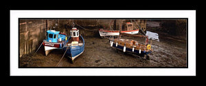Burnmouth Harbour Boats  Ref-PC559