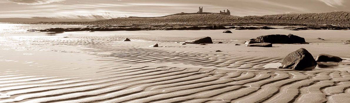 Dunstanburgh Castle sand Ref-PS41