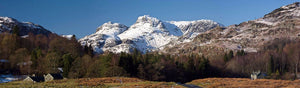 Langdale Pikes from Elterwater 1  Ref-PC313