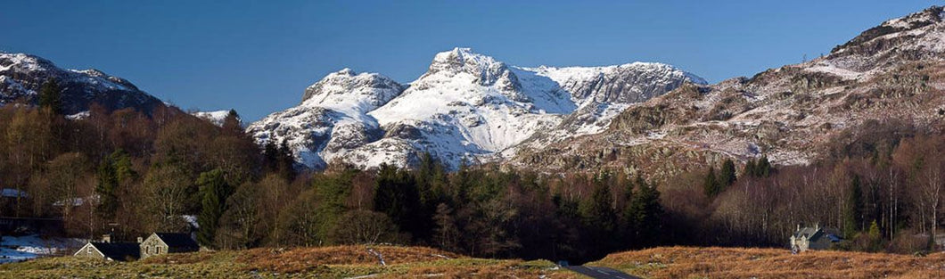 Langdale Pikes from Elterwater 1  Ref-PC313