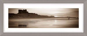 Bamburgh Castle sunset 4 Ref-PS2292