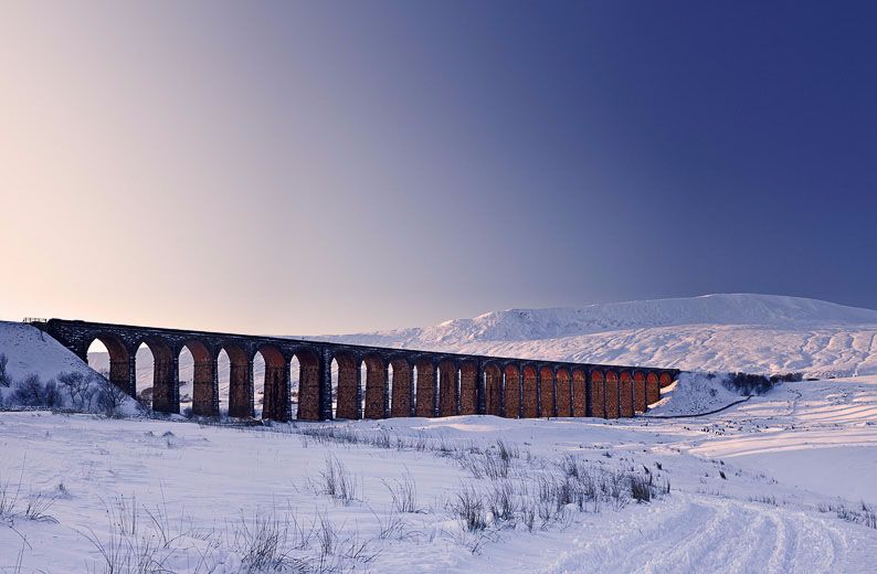 Ribblehead Viaduct snow Ref-SCRHVS