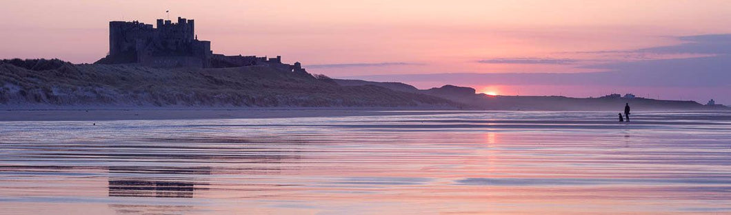 Bamburgh Castle sunset 4 Ref-PC2292