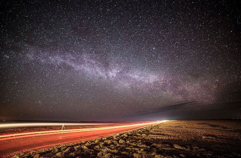 Lindisfarne causeway Milky Way Ref-SC2361