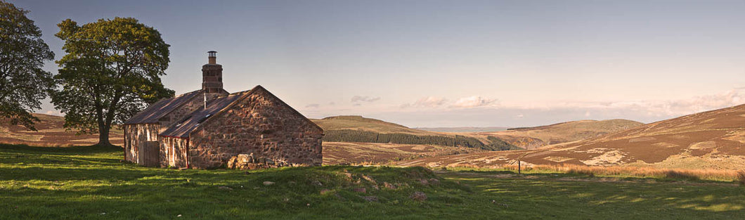 Broadstruther Cheviot Hills Northumberland panoramic photograph