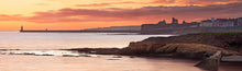 Cullercaots and Tynemouth panoramic photograph