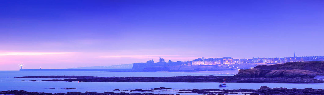 Cullercaots and Tynemouth panoramic photograph