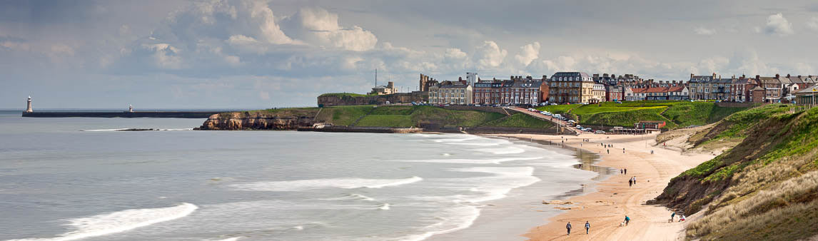 Tynemouth Longsands panoramic photograph