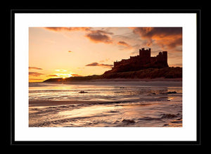 Bamburgh Castle sun Ref-SCBCS