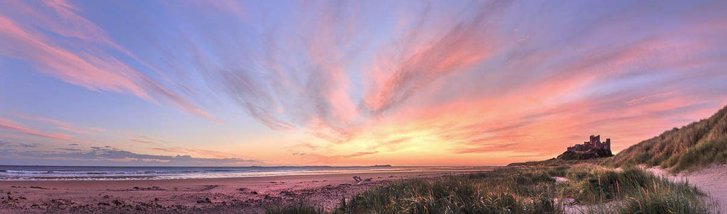 Bamburgh Castle sunrise 2 Ref-PC2334