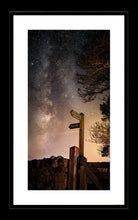 Hadrians Wall sign Milky Way Ref-SC2433