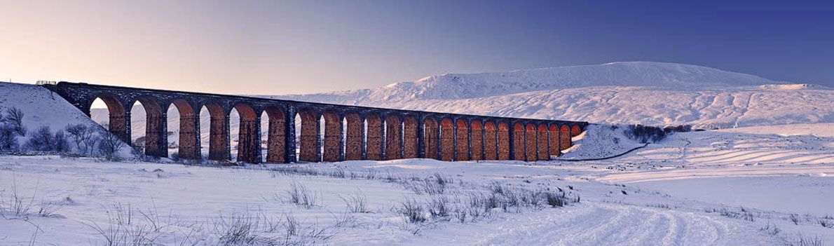 Ribblehead viaduct snow Ref-PC551