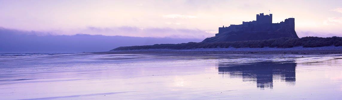 Bamburgh Castle blue dawn Ref-PC185