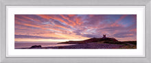 Dunstanburgh Castle red sky 1 Ref-PC1064