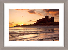 Bamburgh Castle sun Ref-SCBCS