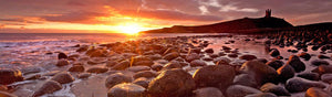 Dunstanburgh Castle sunlight Ref-PC1063
