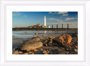 Saint Mary's lighthouse rocks Ref-SC2053