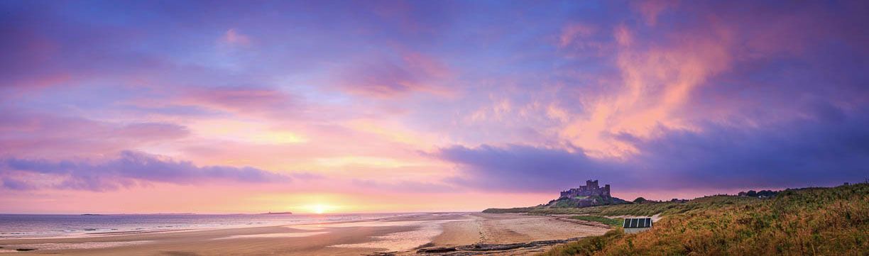 Bamburgh Castle sunrise 3 Ref-PC2336