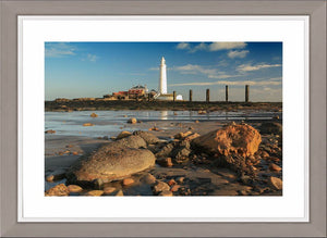 Saint Mary's lighthouse rocks Ref-SC2053
