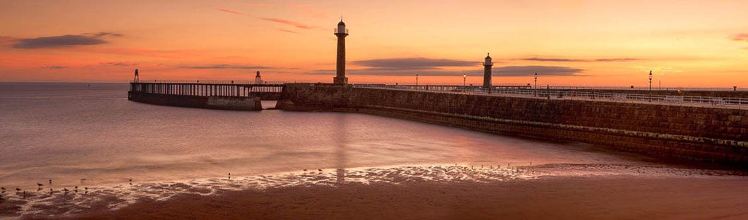 Whitby Piers dawn Ref-PC123