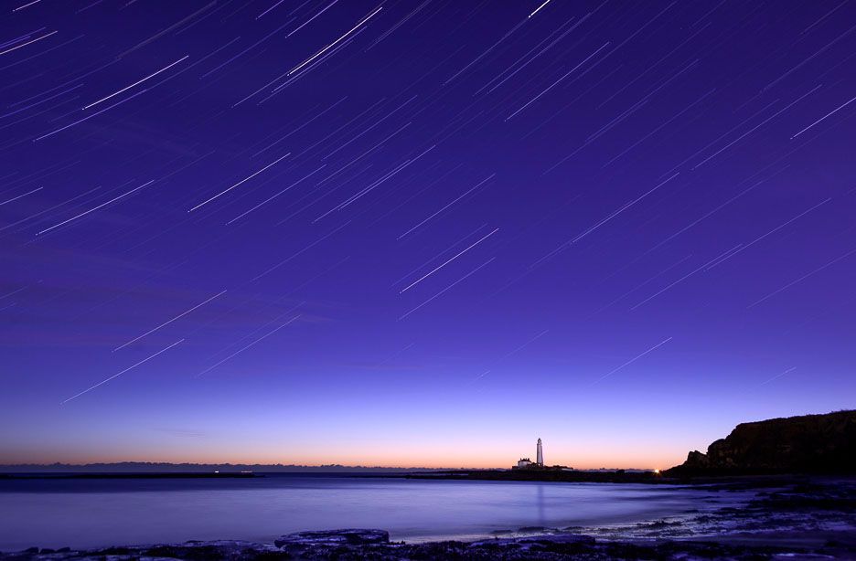 Saint Mary's star trails Ref-SCSMST