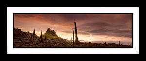 Lindisfarne Castle storm clouds Ref-PC2611