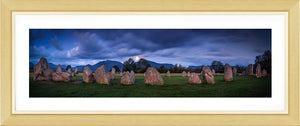 Moon over Castlerig Stone Circle Ref-PC2369